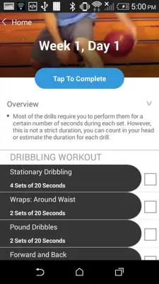 Basketball Dribbling android App screenshot 2